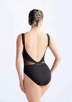 Ballet Rosa Danna Mesh Tank Leotard -Dance Clothing Store brdanna black back 39055.1686159012