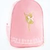 Capezio Ballet Bow Backpack -Dance Clothing Store cab280 pink front 94364.1693524201