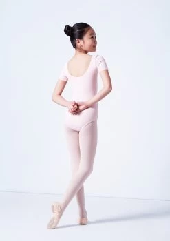 Capezio Class Kids Short Sleeve Leotard -Dance Clothing Store cad400c pink back 37088.1689290966