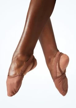 Capezio Canvas Hanami Pirouette 11 Capezio Canvas Hanami Pirouette -Dance Clothing Store cah064w mocha front t 05679.1698711779