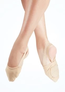 Capezio Canvas Hanami Pirouette 10 Capezio Canvas Hanami Pirouette -Dance Clothing Store cah064w sand front 1 45682.1695252106