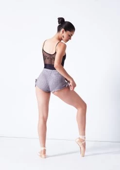 Intermezzo Berta Knitted Shorts -Dance Clothing Store it5523 grey back 79197.1687427243