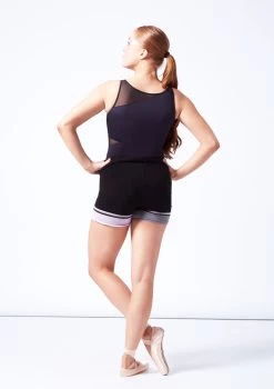 Intermezzo Charlotte Warmup Shorts -Dance Clothing Store it5536 black back 10770.1697498601