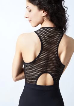 Move Dance Sally Zip Front Leotard 17 Move Dance Sally Zip Front Leotard -Dance Clothing Store mol0652 black close up back 1 79511.1678884242