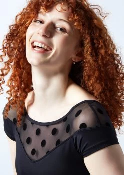 Move Dance Ophelia Sweetheart Leotard -Dance Clothing Store mol0656 black close up front 2 10457.1678884266