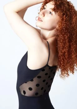 Move Dance Matilda Camisole Leotard -Dance Clothing Store mol0660 black close up back 1 97606.1678884280