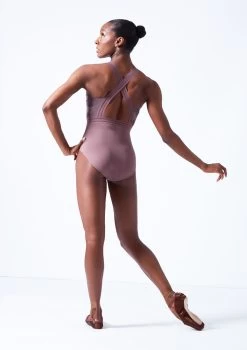 Move Dance Illusia Cross Back Leotard -Dance Clothing Store mol0667 orchid pink back 93149.1683070095