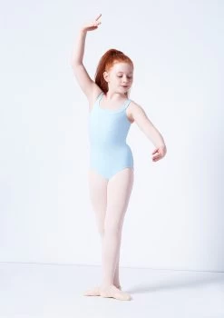 Move Dance Terri Girls Yoke Neck Leotard 13 Move Dance Terri Girls Yoke Neck Leotard -Dance Clothing Store mol5141 blue front 2 76570.1689206261