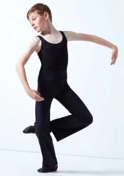 Move Dance Boys Jazz Pants -Dance Clothing Store mol5247 black front 3 15099.1678884569