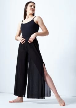 Move Dance Ruby Mesh Wide Leg Dance Trousers