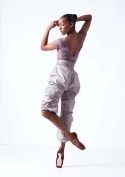 Move Dance Roya Heat Retention Trousers -Dance Clothing Store mop0412 oyster grey back 2 18767.1683070147