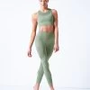Move Dance Lillie Seamless Leggings -Dance Clothing Store mop0501 sage front 2 74235.1682378331