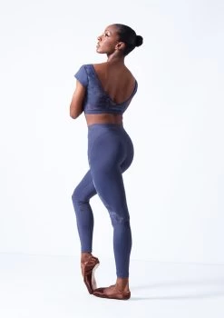 Move Dance Priya Dance Leggings -Dance Clothing Store mop0637 petrol blue back 42040.1683070158