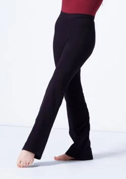 Move Dance Robyn Kids Jazz Pants -Dance Clothing Store mop5002 black front t 39419.1695433072