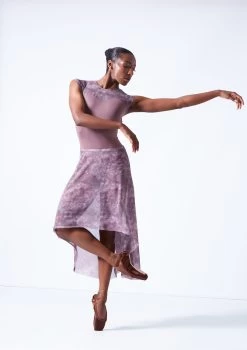 Move Dance Yeraz High Low Skirt -Dance Clothing Store mor0647 orchid pink front 2 18864.1683070414