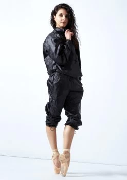 Move Dance Regina Heat Retention Jacket -Dance Clothing Store moz0400 black front 1 68980.1678884932