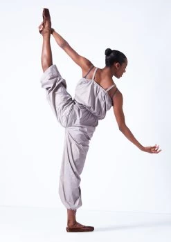 Move Dance Fauna Heat Retention Suit -Dance Clothing Store moz0402 oyster grey back 2 63549.1683070467