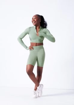 Move Dance Orianna Seamless Zip Crop Top