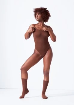Move Dance Serena Seamless Bodysuit -Dance Clothing Store moz0510 coffee front 1 14091.1676074695