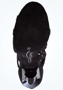 Port Dance Ana Dance Shoe 2.8" -Dance Clothing Store pd804 blk bottom 1 52805.1678885255