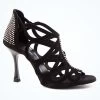 Port Dance Lara Dance Shoe 2.8" -Dance Clothing Store pd814lara blk main 1 15457.1678885260
