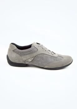 Port Dance Men's Rafael Dance Shoe -Dance Clothing Store pdpd07 grey side t 37067.1697757689