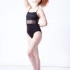 So Danca Eulalie Camisole Leotard -Dance Clothing Store rde2518 black front 2 62364.1696332661