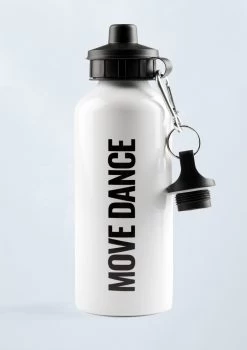 Move Dance Water Bottle -Dance Clothing Store sf183 black front t 16744.1690450540