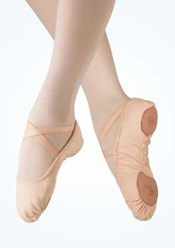 Tendu Split Sole Vegan Stretch Canvas Ballet Shoe
