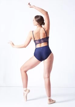 Wear Moi Jasmin Camisole Leotard -Dance Clothing Store wmjasmin navy blue back 70158.1695165841