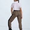 Weissman Plaid Jogger Pants 2 Weissman Plaid Jogger Pants -Dance Clothing Store wn14561 brown 144 73964.1694563058