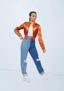 Weissman Two Tone Distressed Jeans -Dance Clothing Store wn15505 medium wash 16 t 35333.1698824359