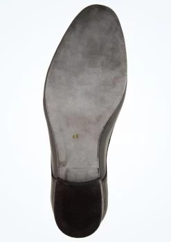 Merlet Men's Zephir Ballroom Shoe 1" -Dance Clothing Store zephir1300001 blk bottom 1 37751.1683588061
